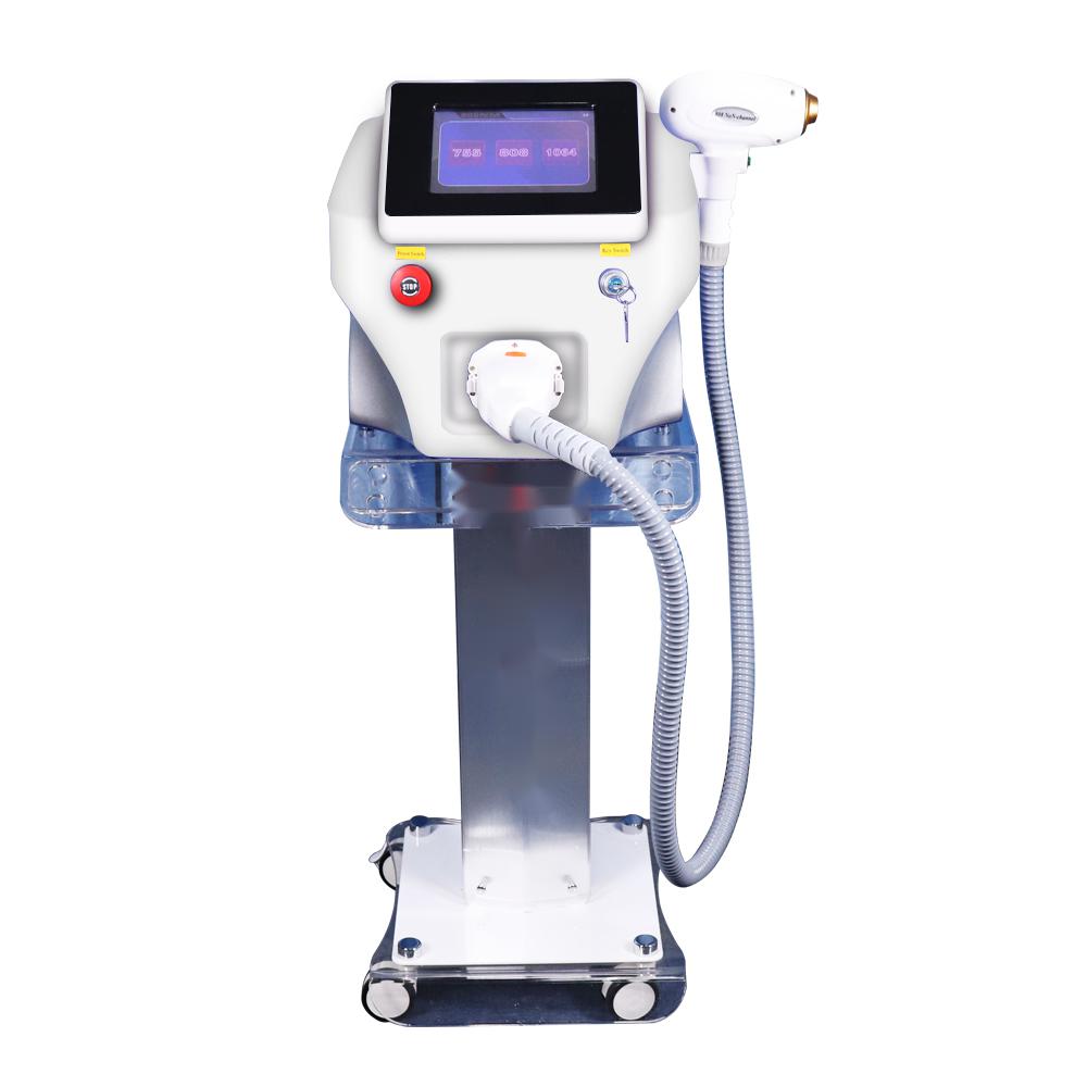 2022 Newest 755nm 808nm 1064nm 3 Wavelength 808nm Diode Laser 808nm laser Hair Removal Machine for salon