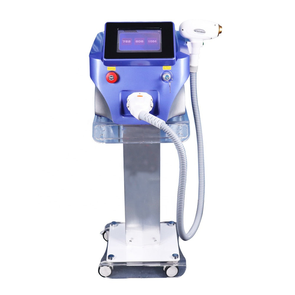 2022 Newest 755nm 808nm 1064nm 3 Wavelength 808nm Diode Laser 808nm laser Hair Removal Machine for salon