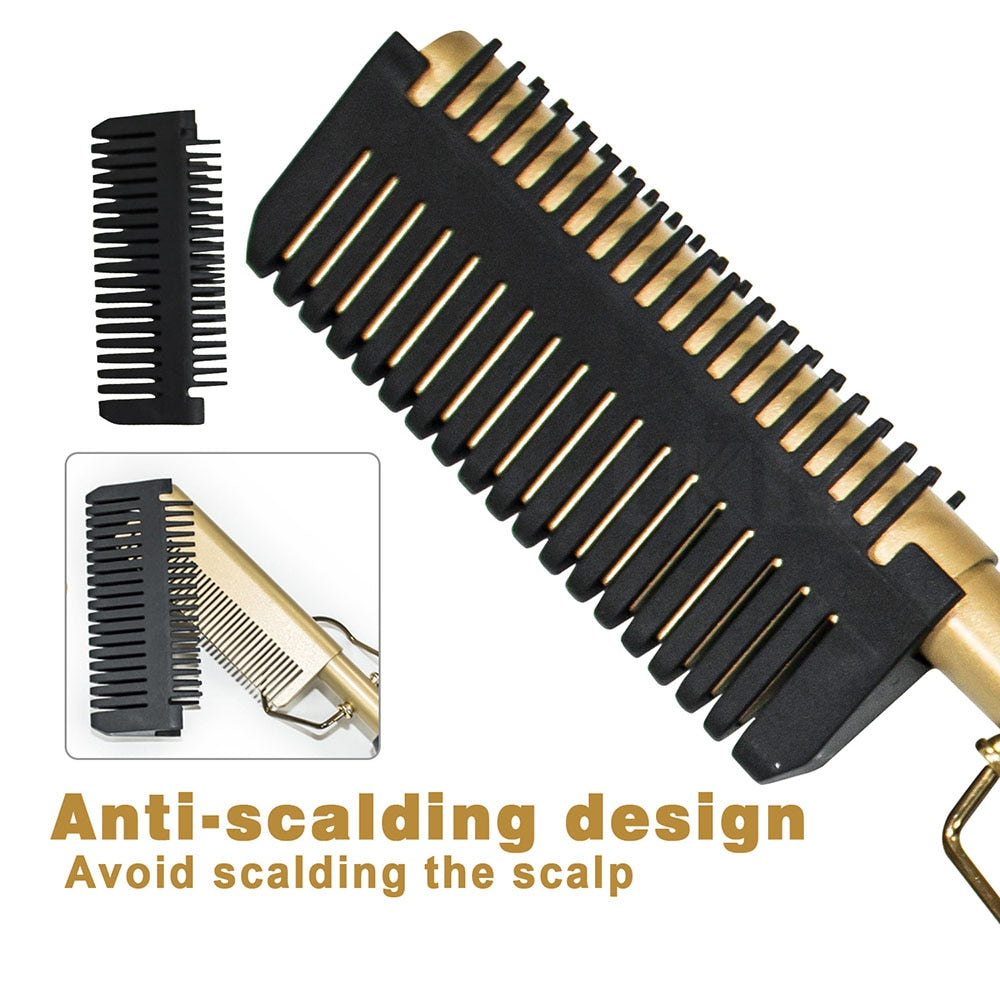Hot Comb Straightener for Wigs and African Hair